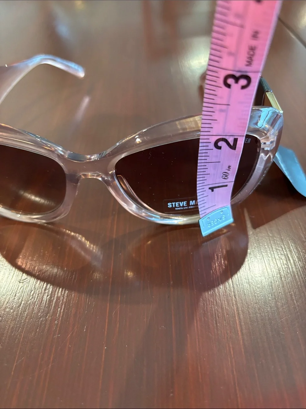 Steve Madden 100% UV protection,rose gold tortoise shell,Cat 2,gradient lens